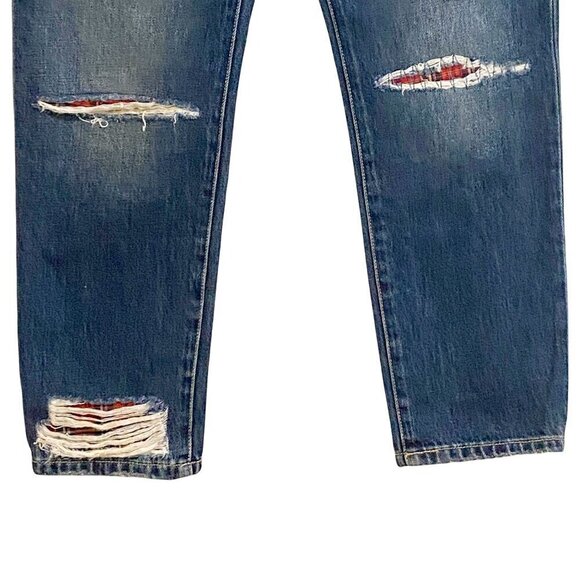 Current/Elliott The Repaired Fling Distressed Crop Jeans size 26, New with Tag - Picture 9 of 16